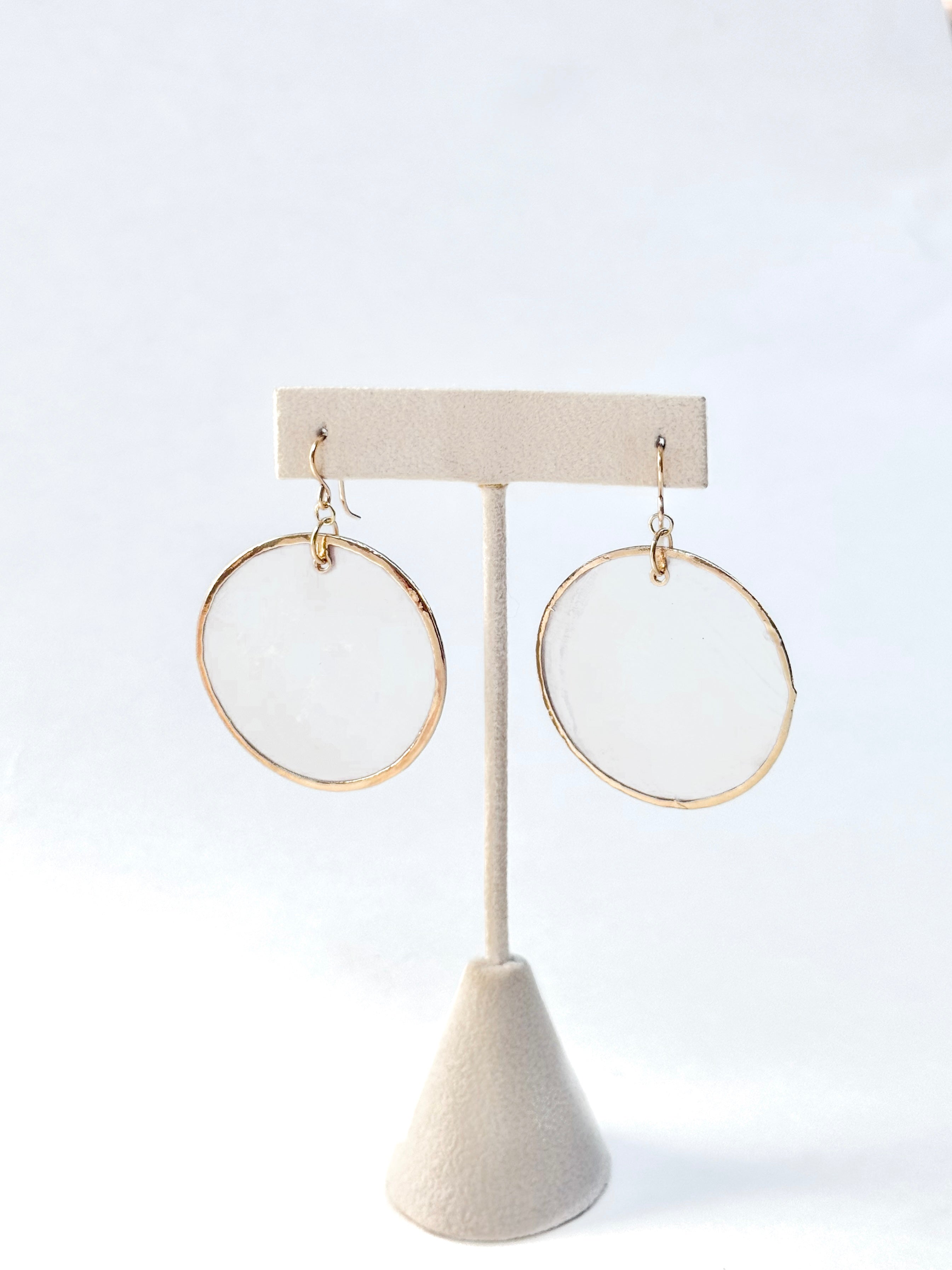 Flash Sale Friday // Capiz Shell Earrings