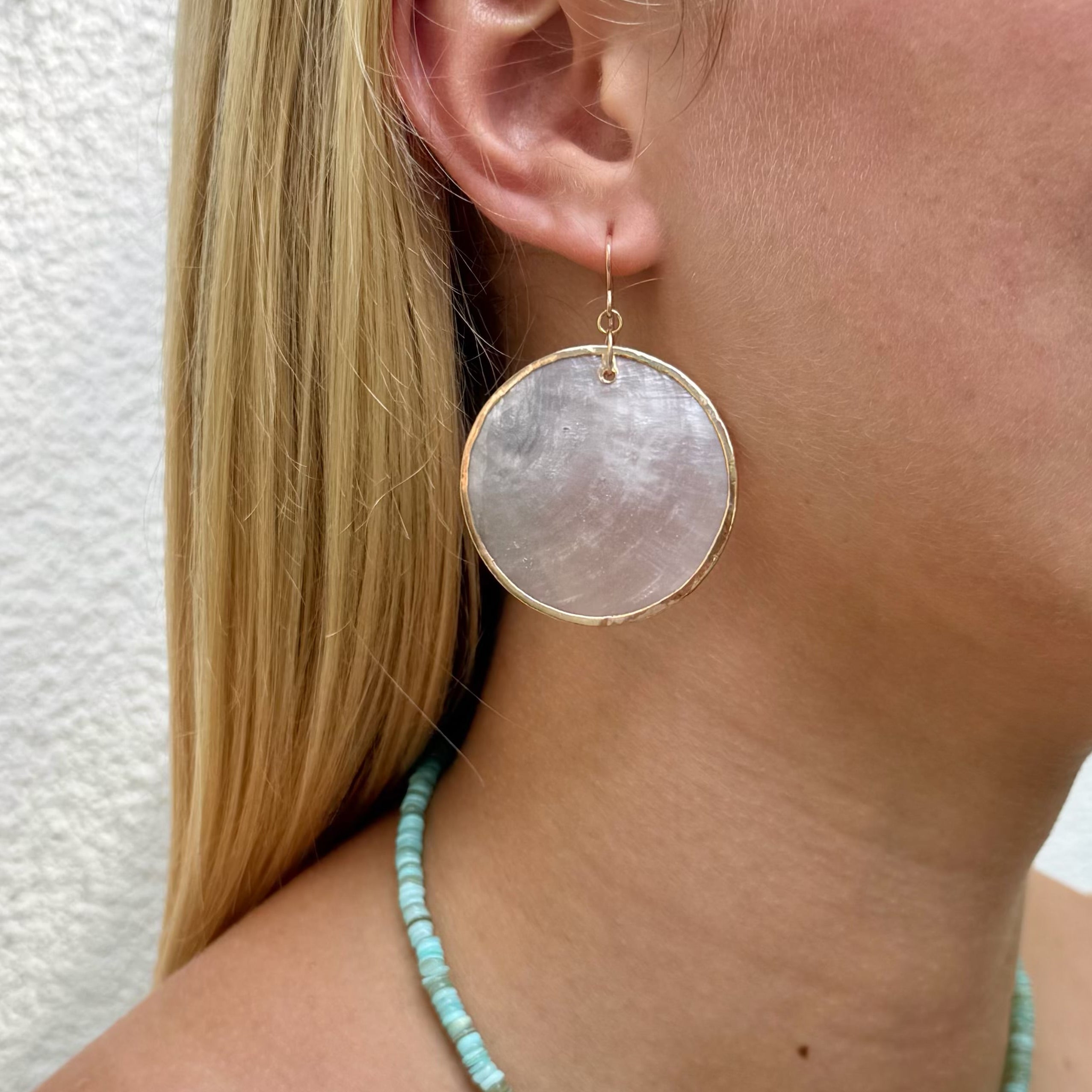 Flash Sale Friday // Capiz Shell Earrings