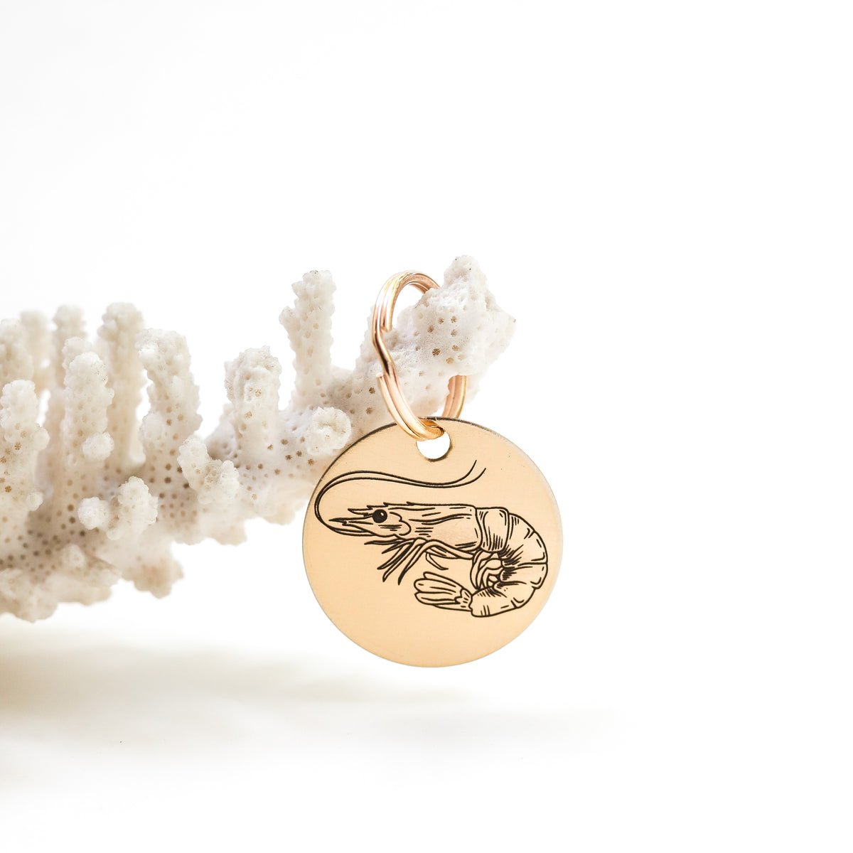 Engraved Love Note Brass Key Chain