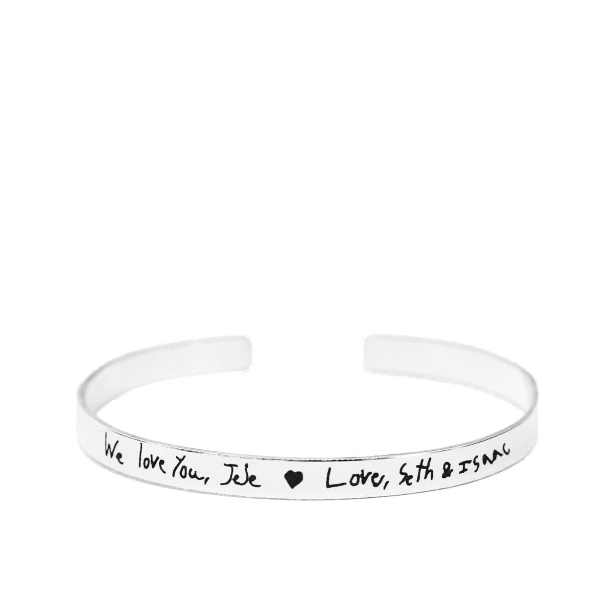 Engraved Love Note Bracelet