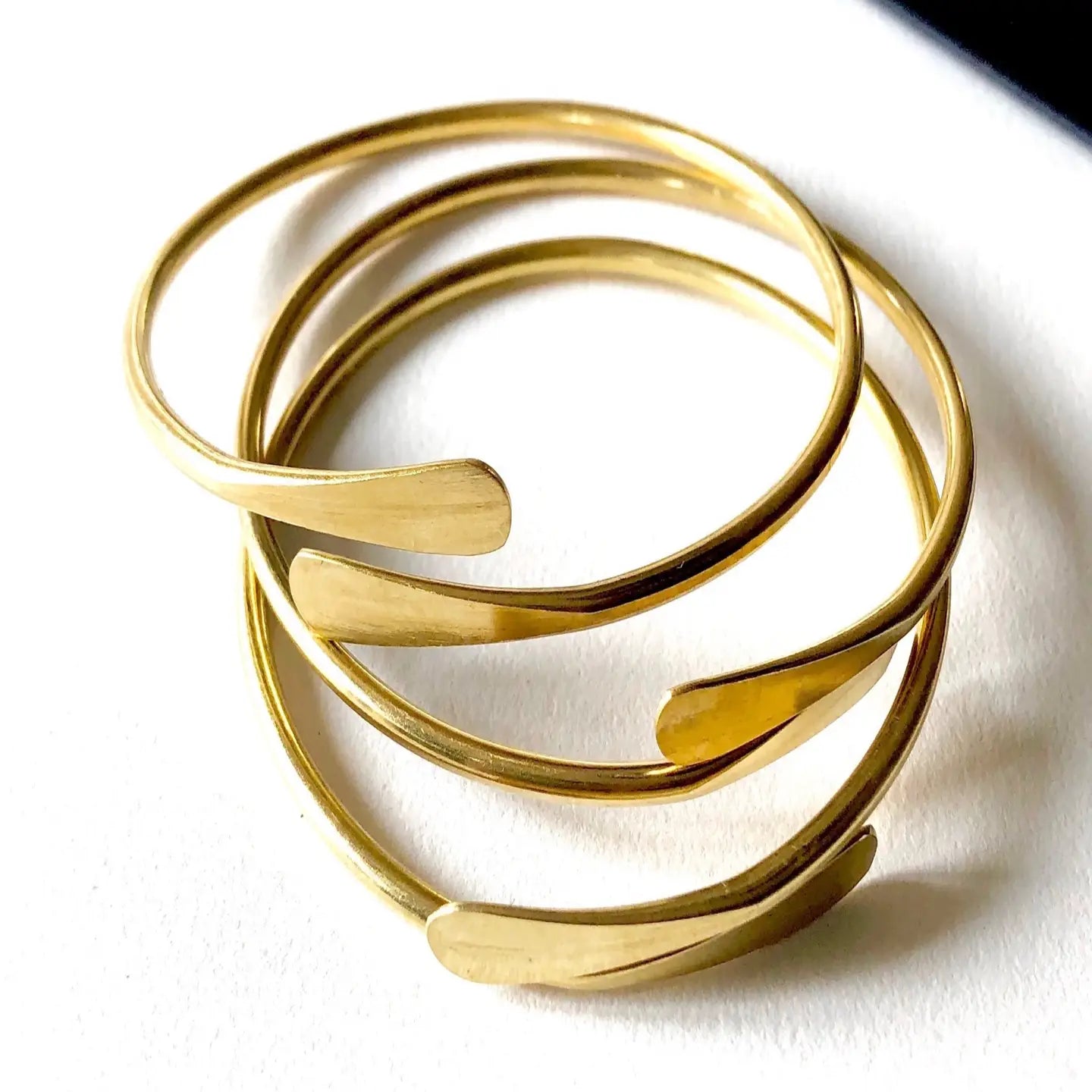 Pre- Sale Brass Wrap Bangle Bracelet