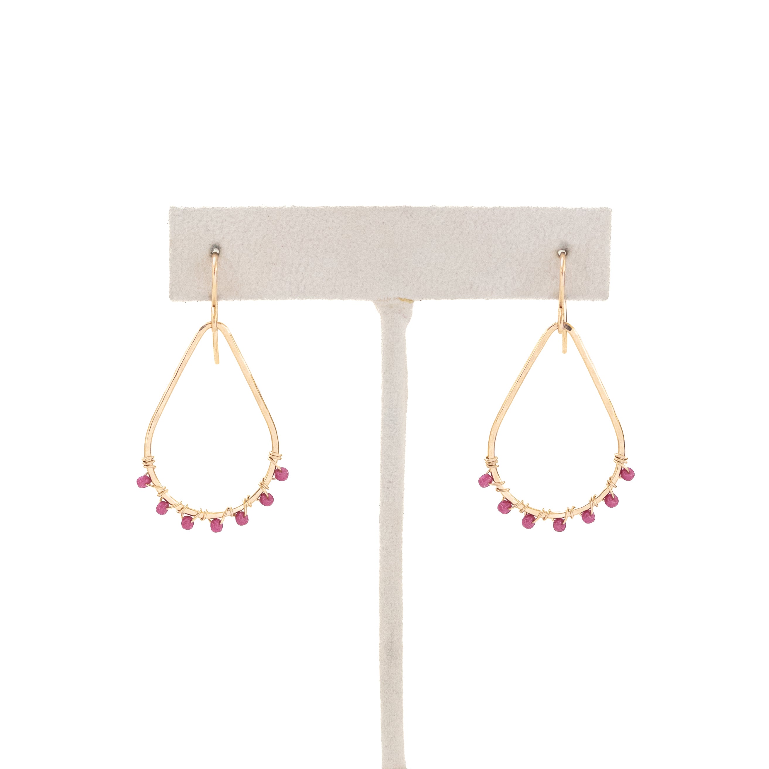 Mulberry Teardrop Earrings