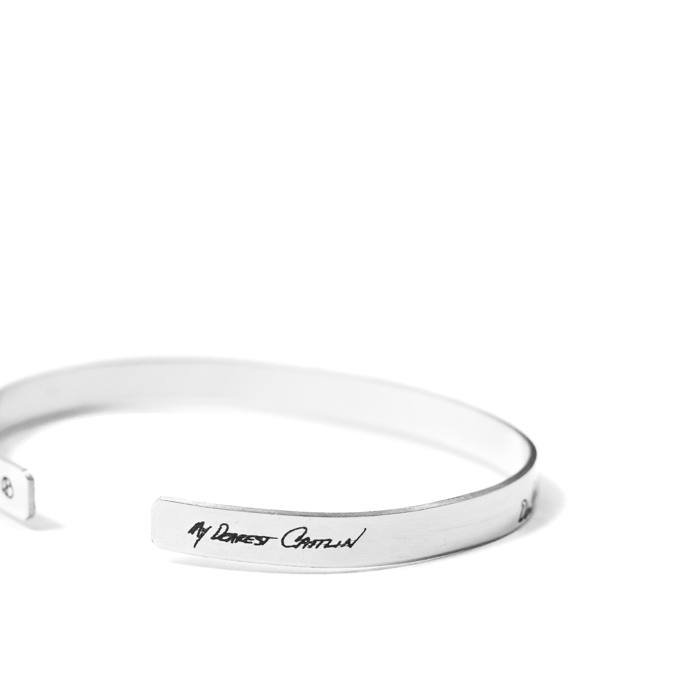 Engraved Love Note Bracelet