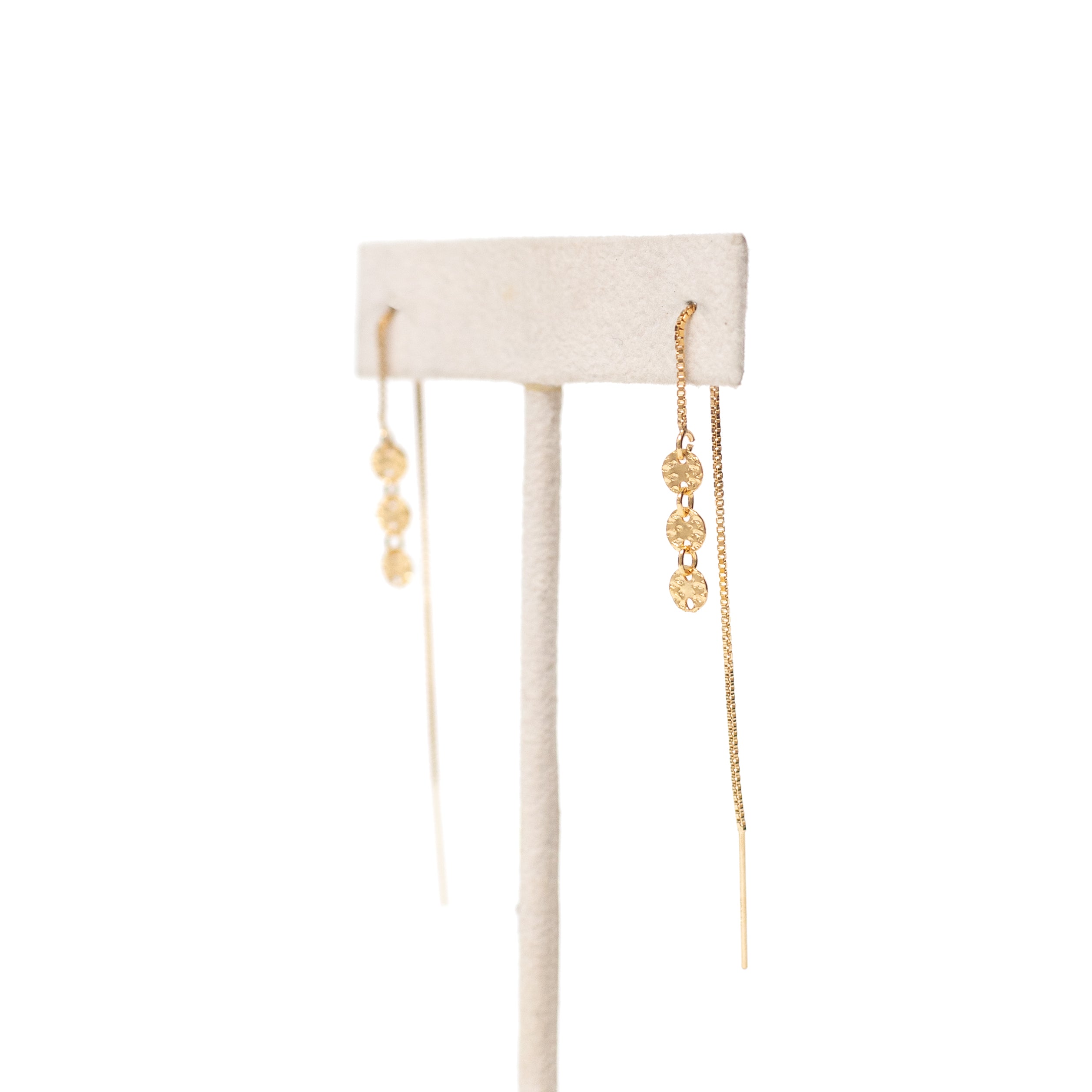 Disco Chain Threader Earrings