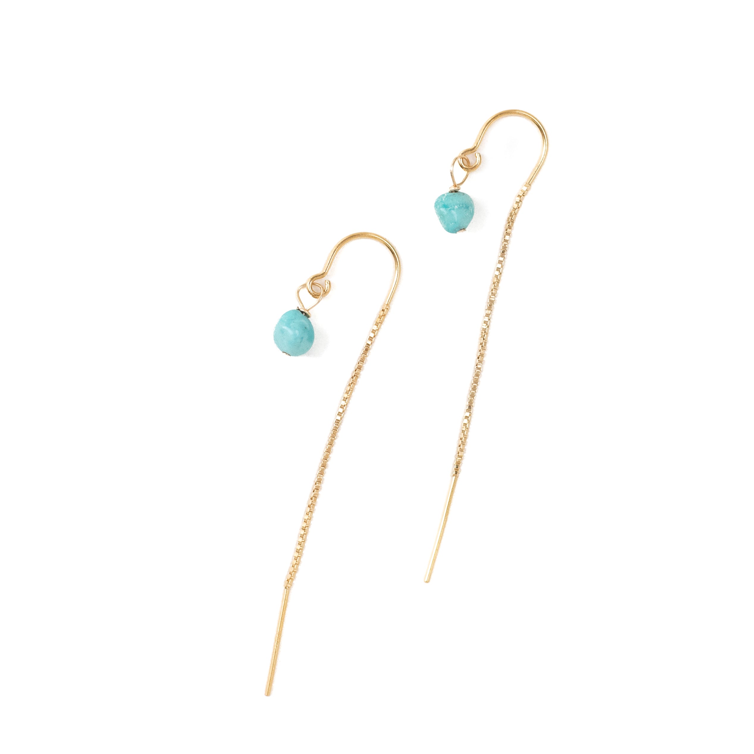 Sleeping Beauty Turquoise Drop Earrings