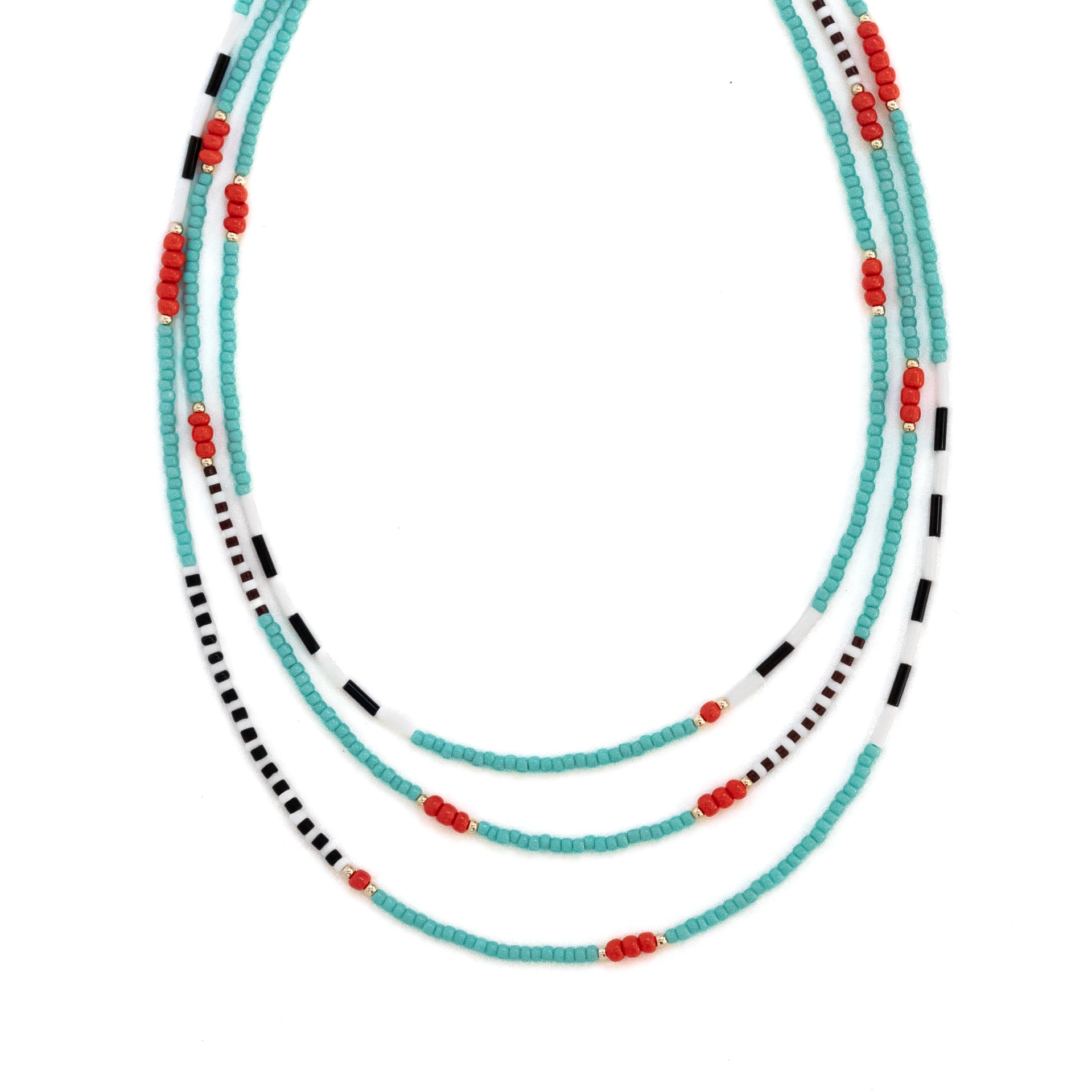 Boho Seed Bead Necklace