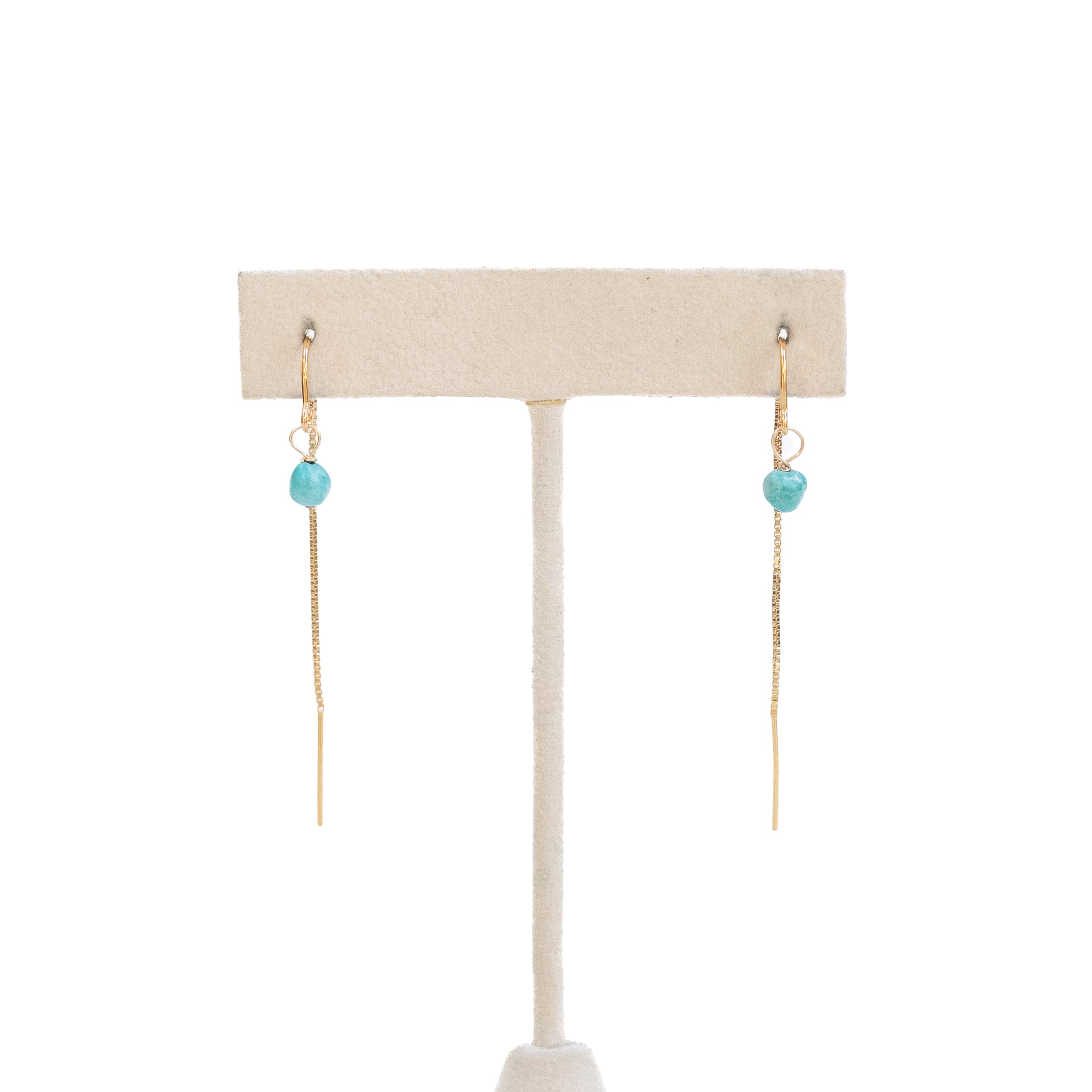 Sleeping Beauty Turquoise Drop Earrings