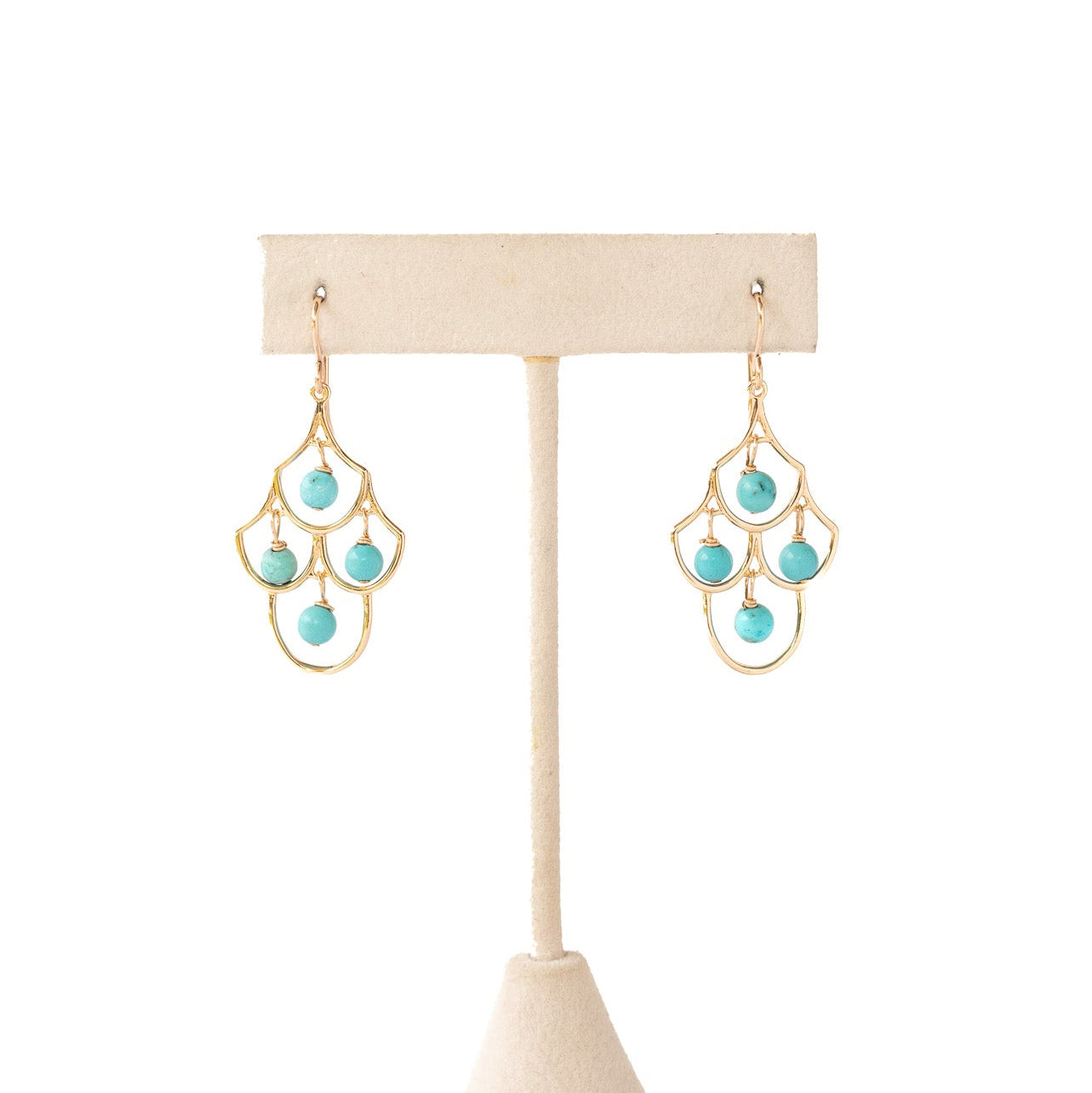 Flash Sale Friday //  Turquoise Chandelier Earrings