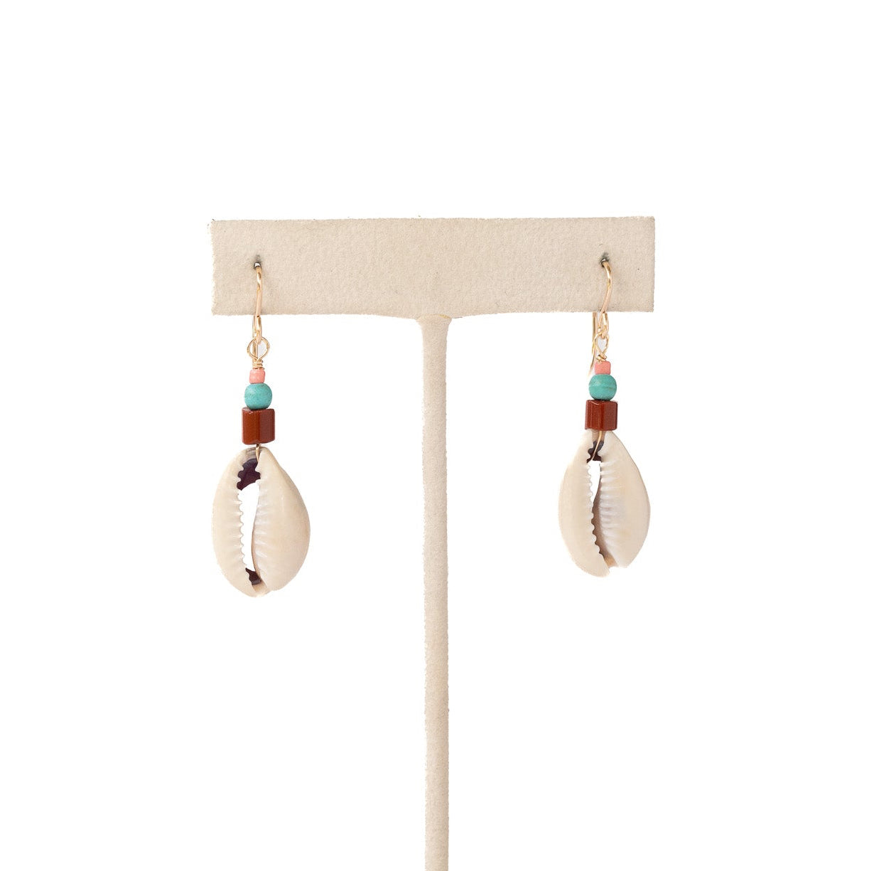 Flash Sale Friday // Cowrie Beaded Earrings