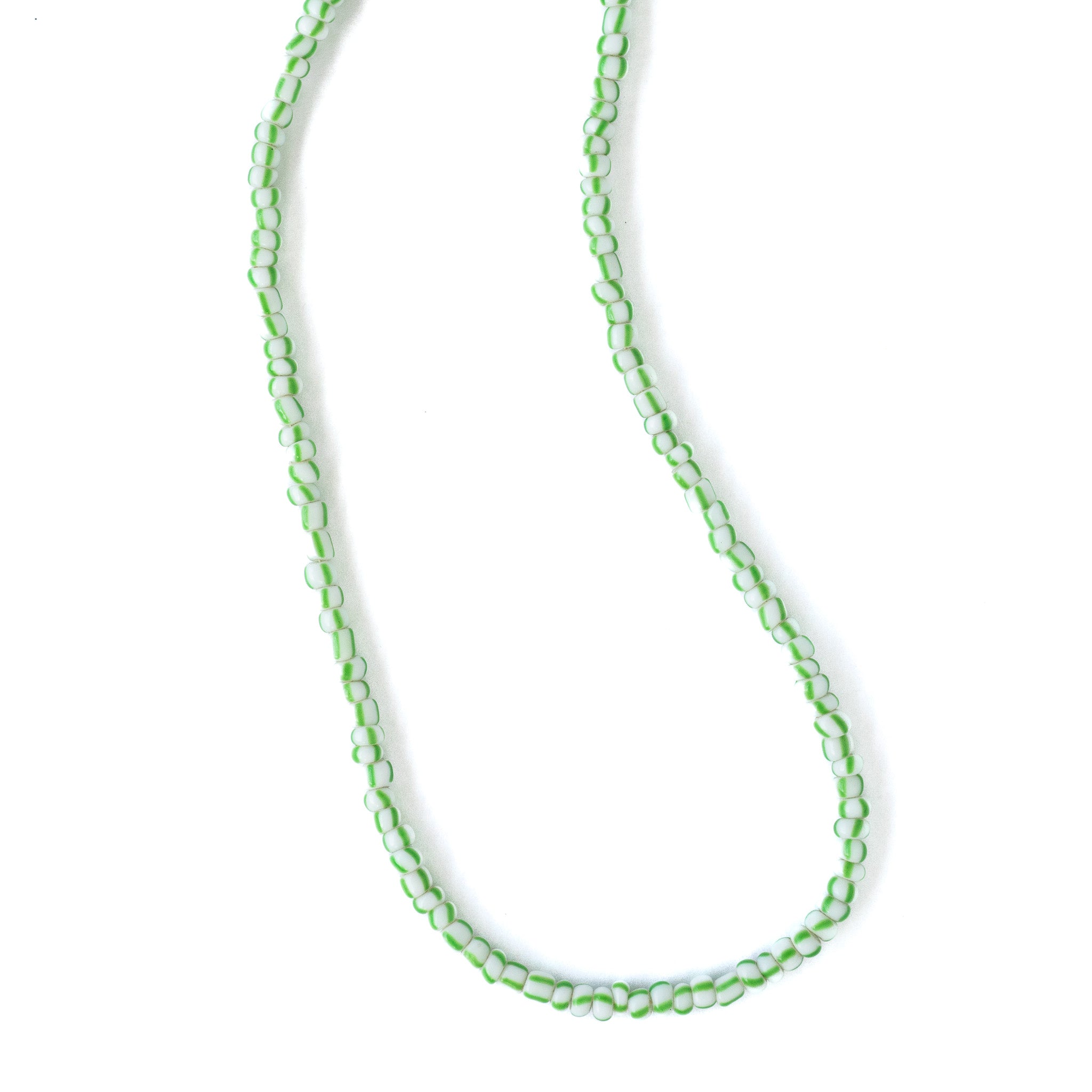 Flash Sale Friday //  Green Trade Bead Necklace