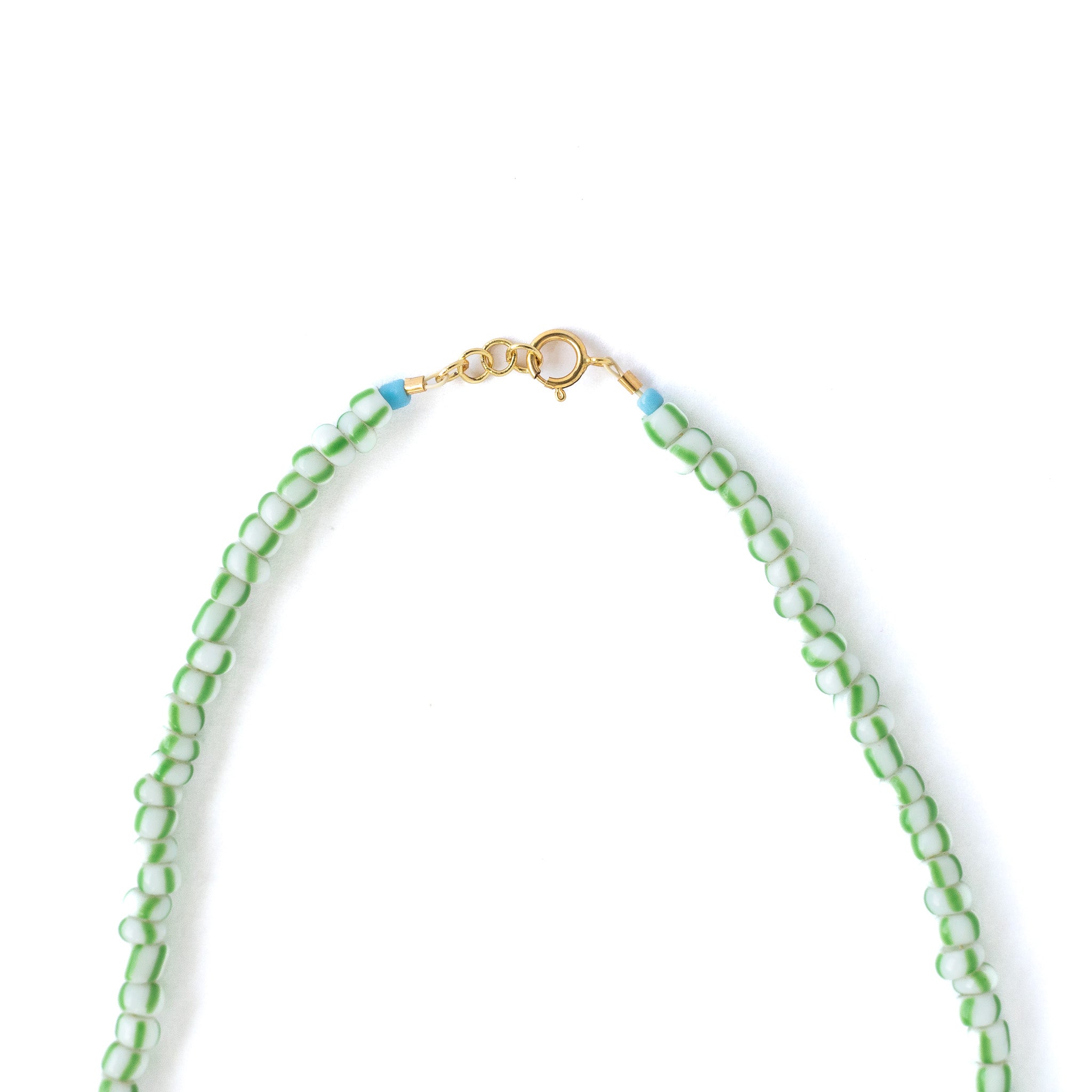 Flash Sale Friday //  Green Trade Bead Necklace
