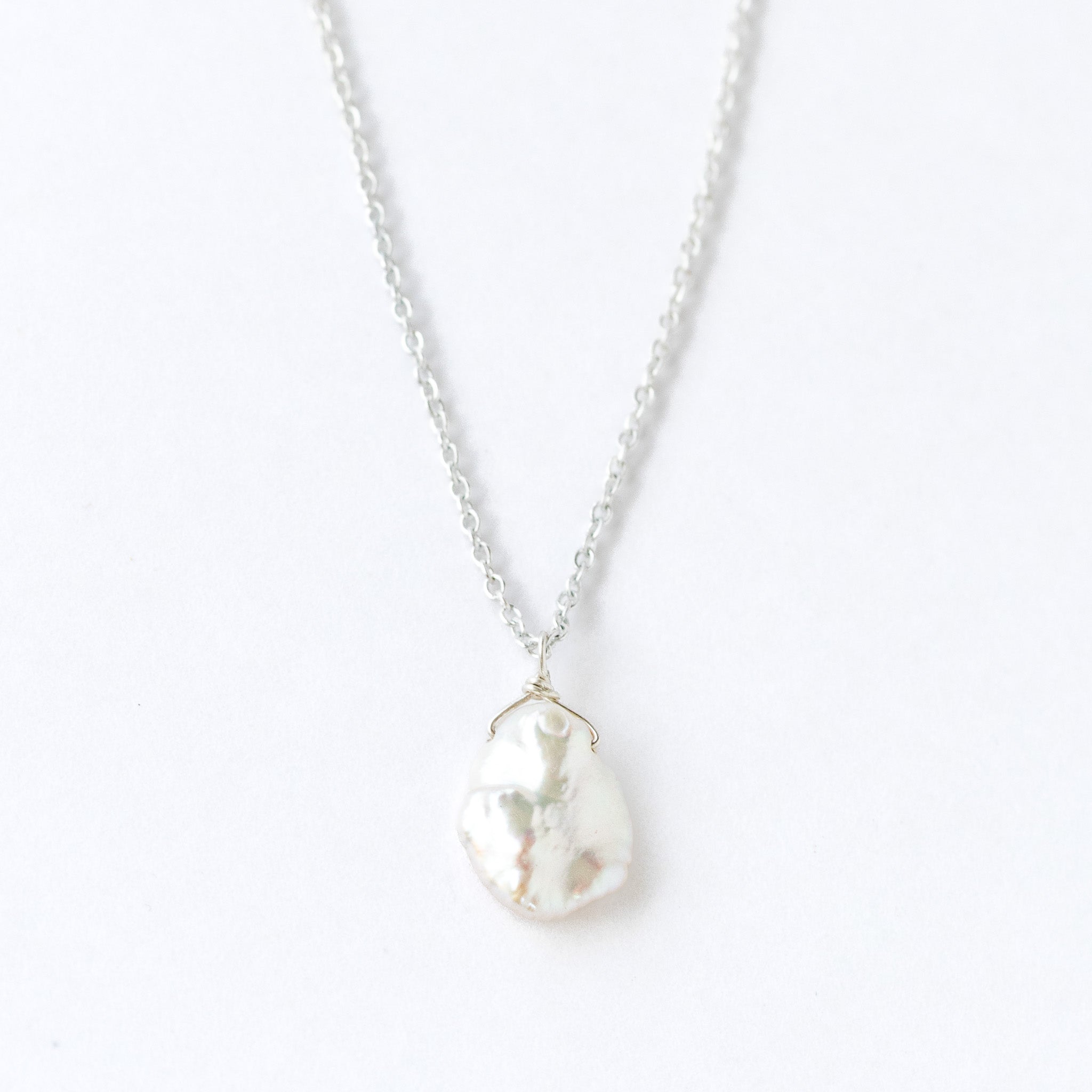 Flash Sale Friday // Sterling Silver Pearl Necklace