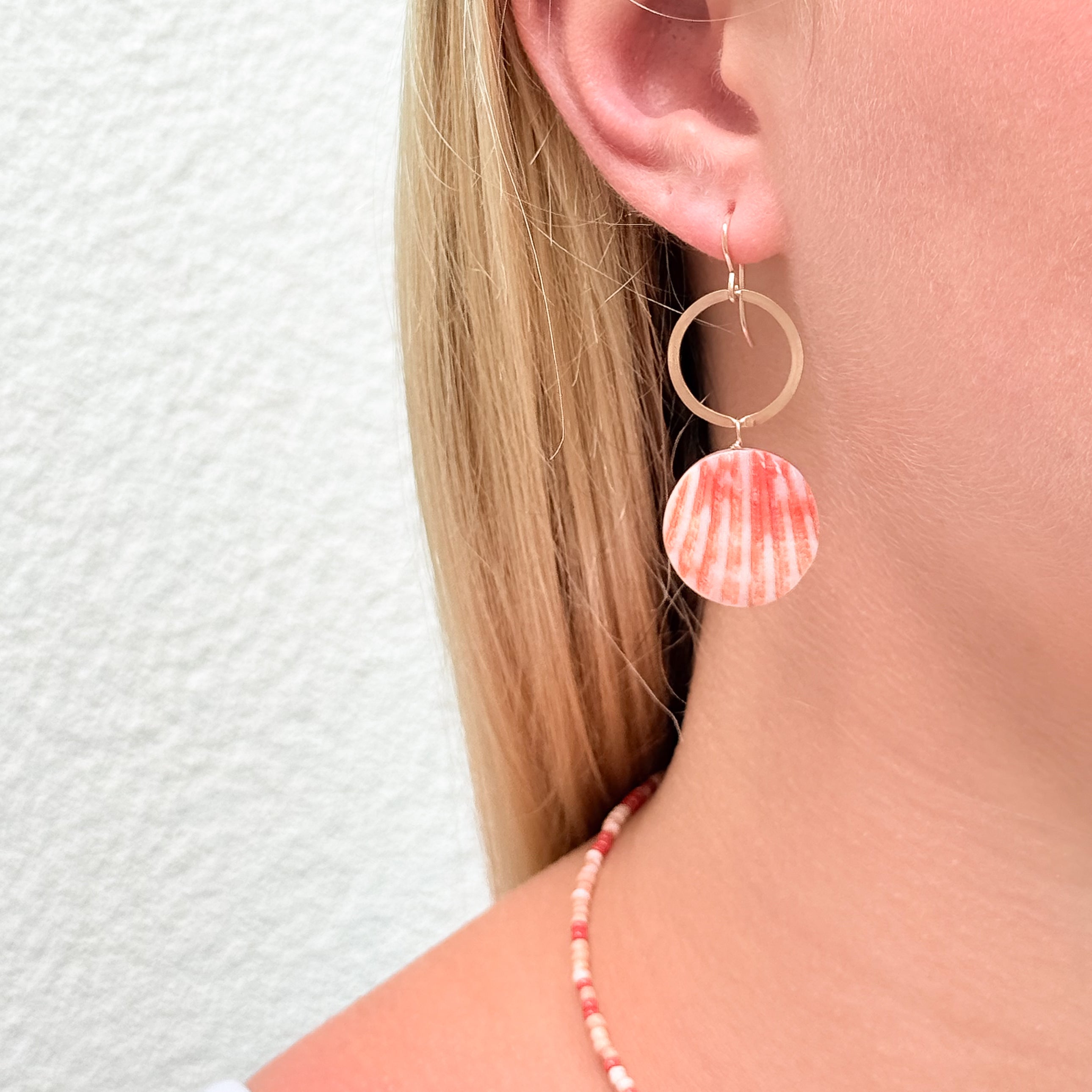 Flash Sale Friday // Spiny Oyster Shell Earrings