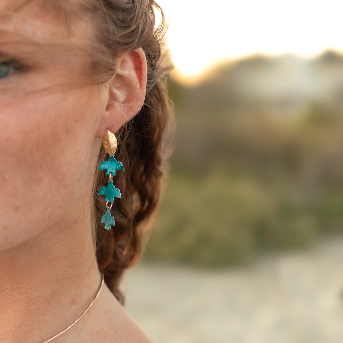 Thunderbird Drop Earrings