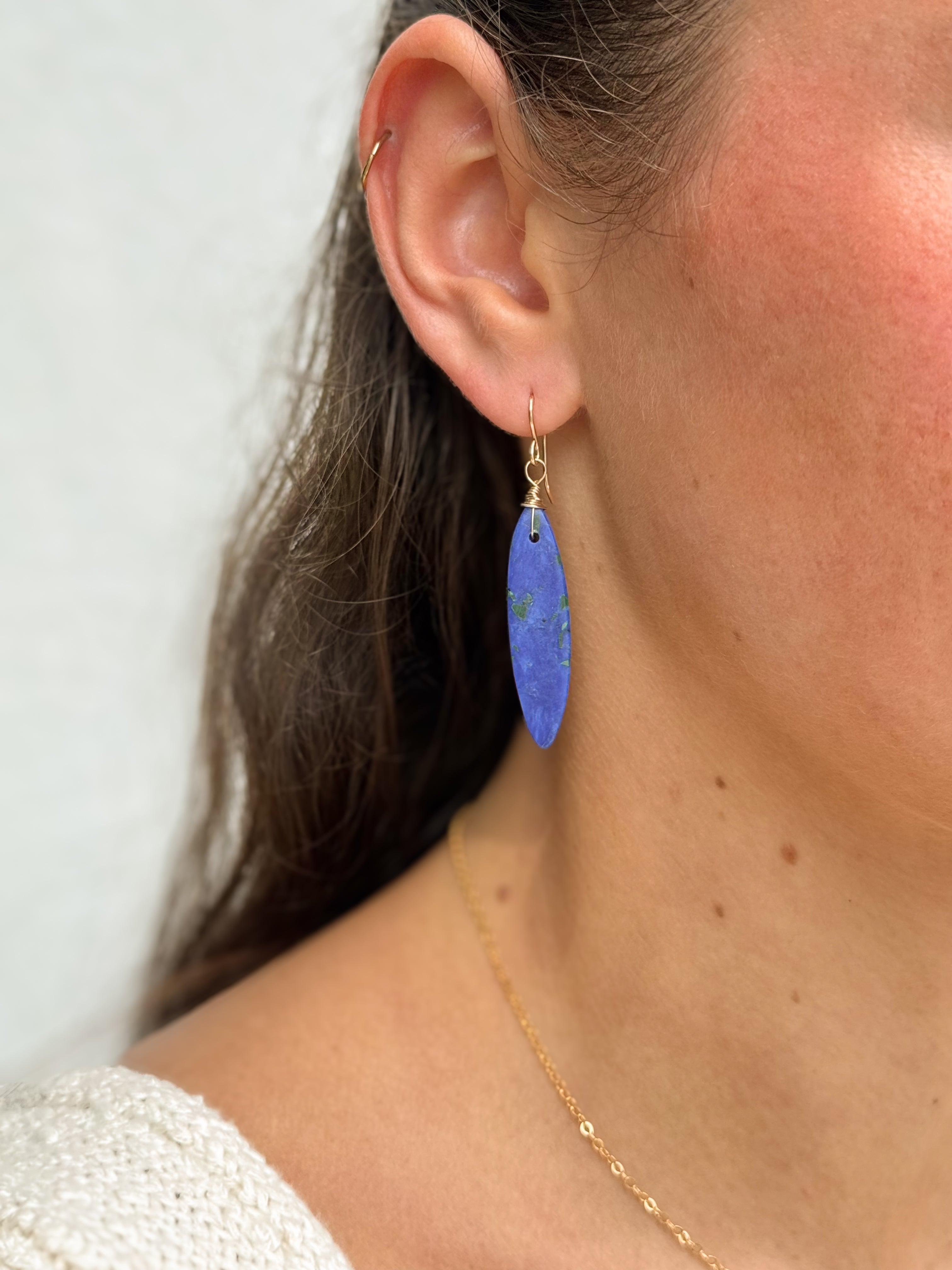 Flash Sale Friday // End of Summer Marquise Lapis Earrings