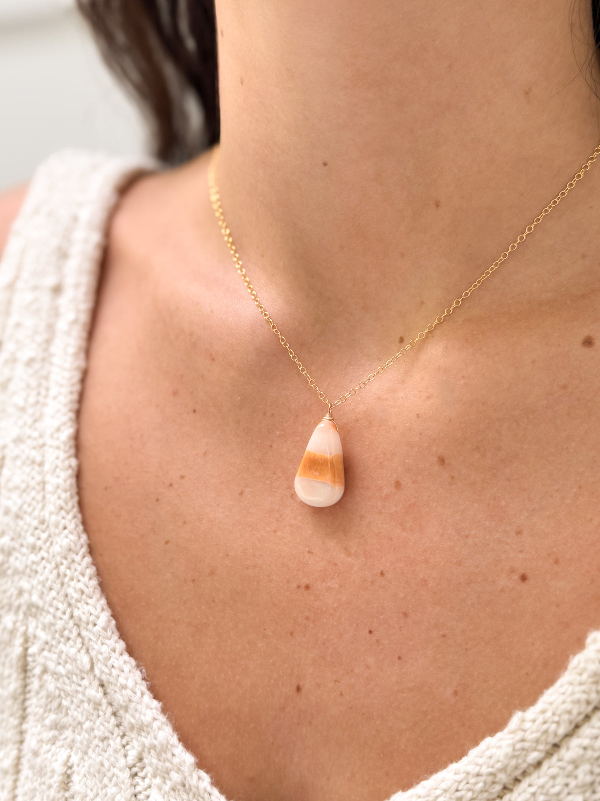 Flash Sale Friday // Candy Corn Necklace