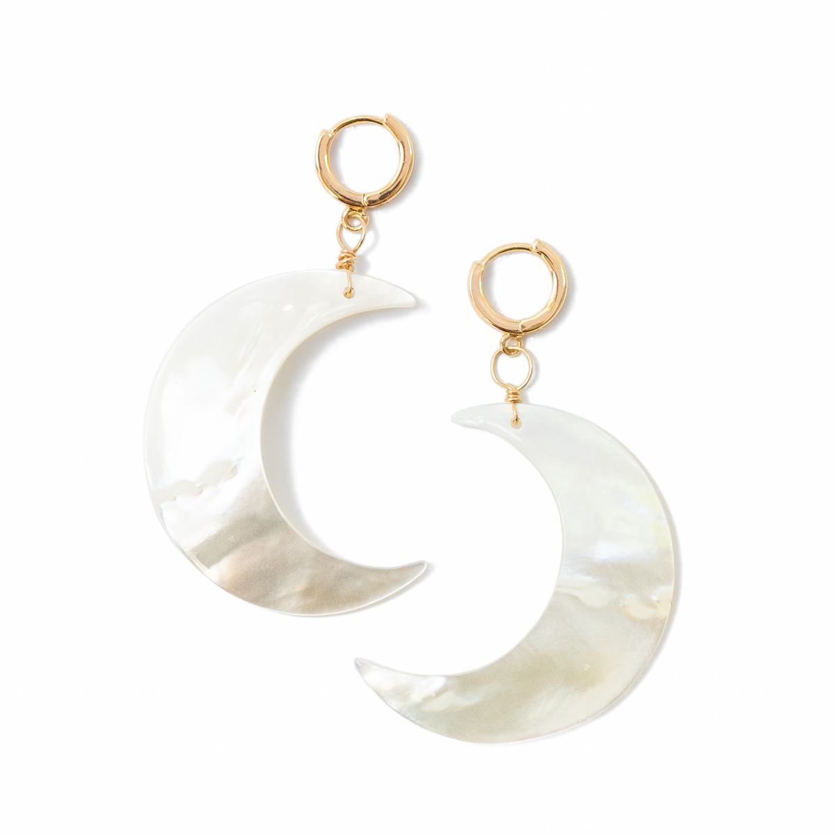 Lunar Hoop Earrings