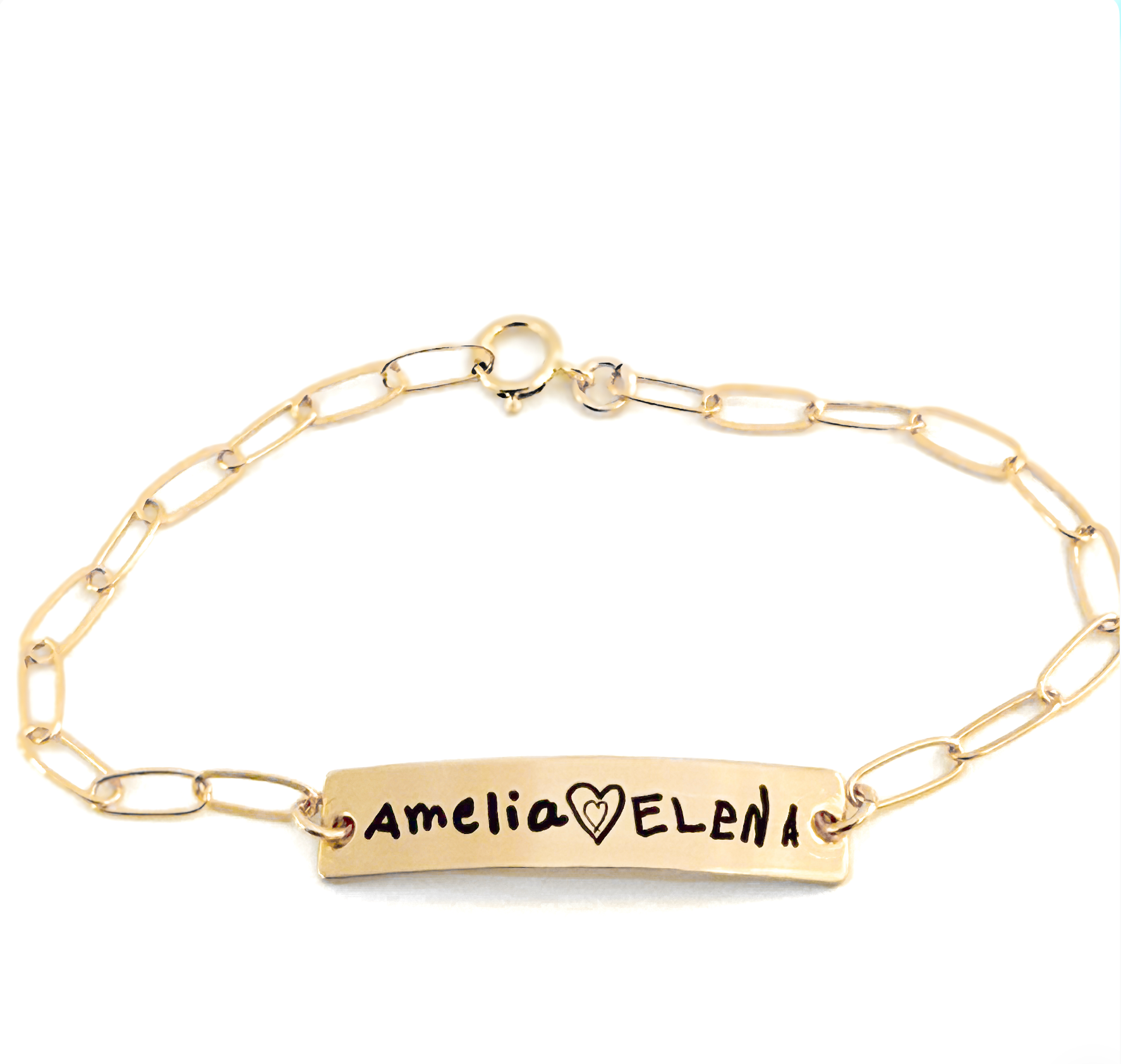 Engraved Love Note Bracelet