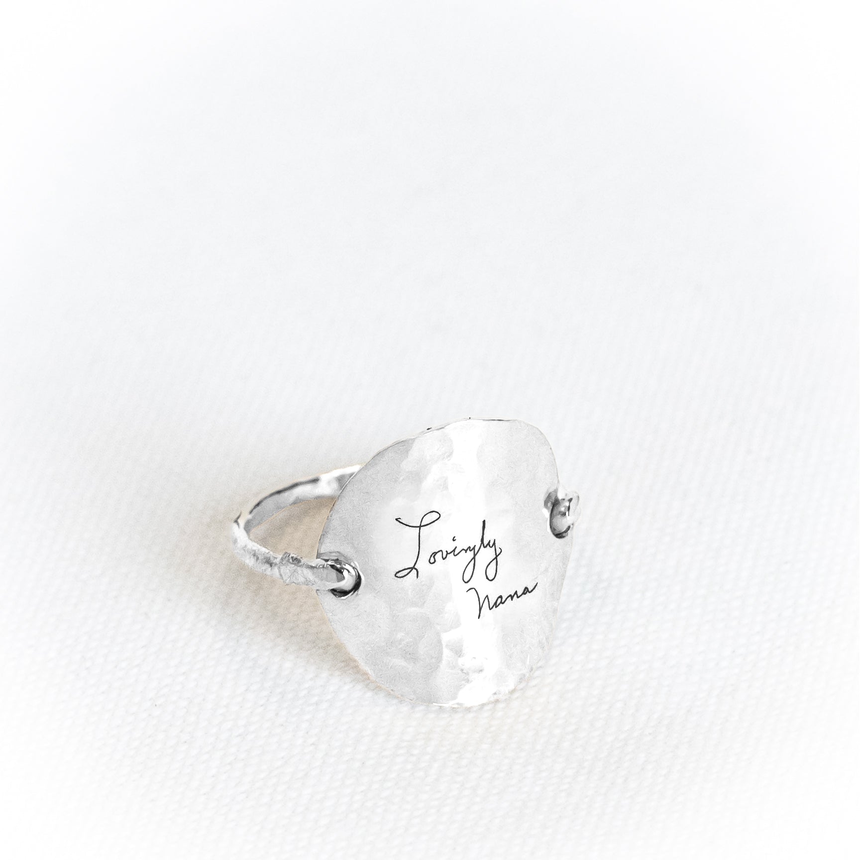 Engraved Love Note Ring