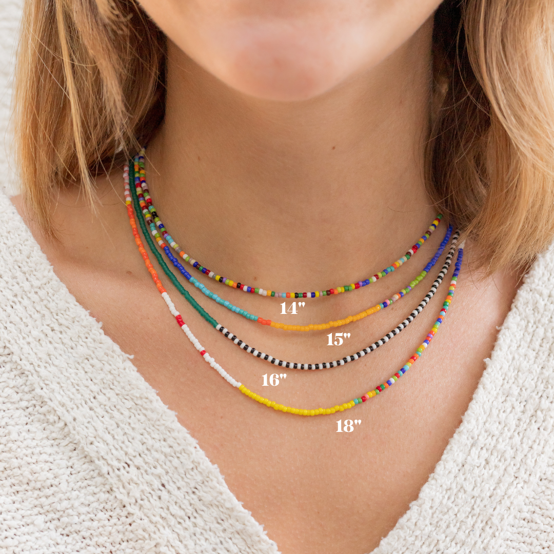 Colorful Seed Bead Necklace