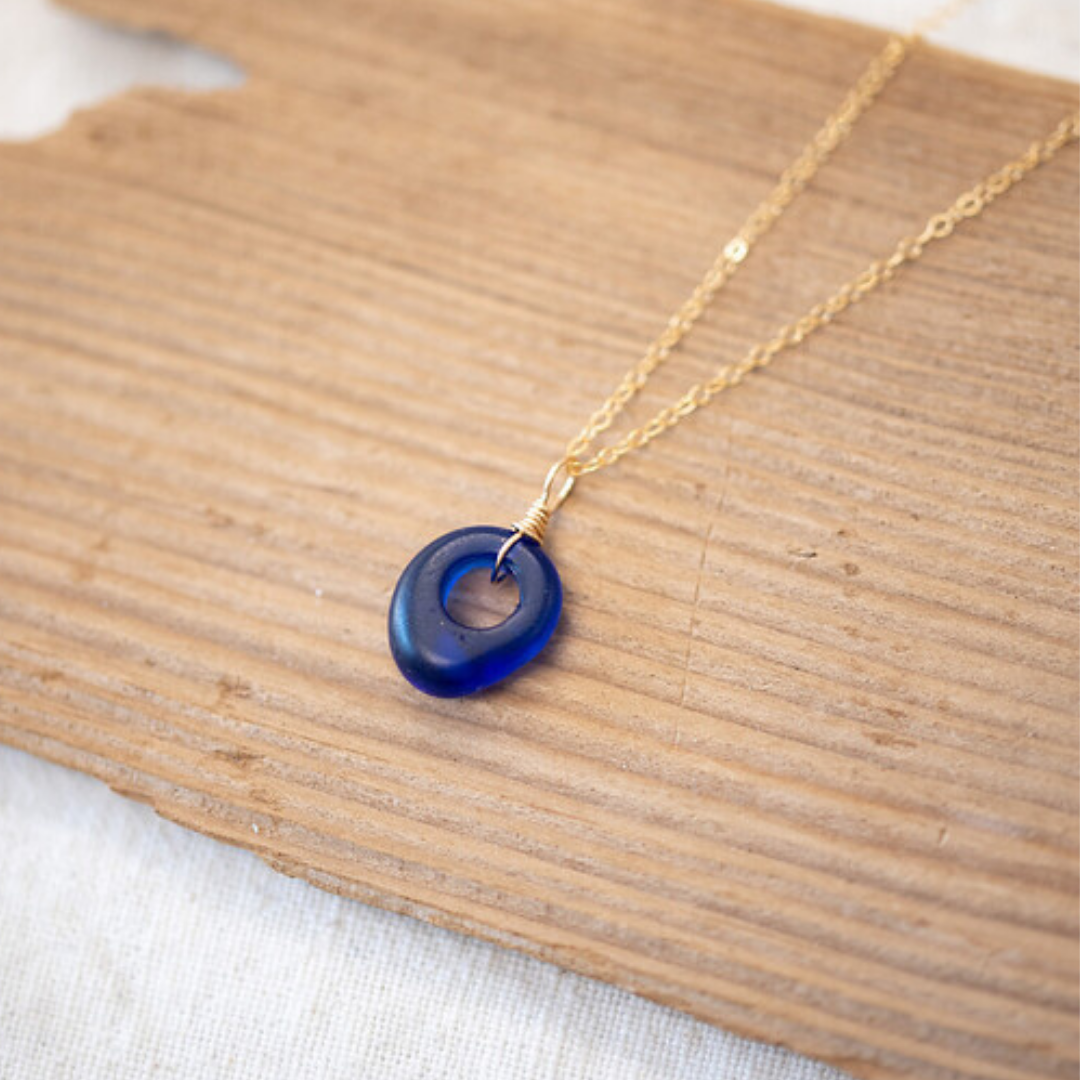 Cobalt Blue Dogon Bead Necklace